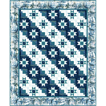 Pines & Stars Quilt NH-2525e - Downloadable Pattern