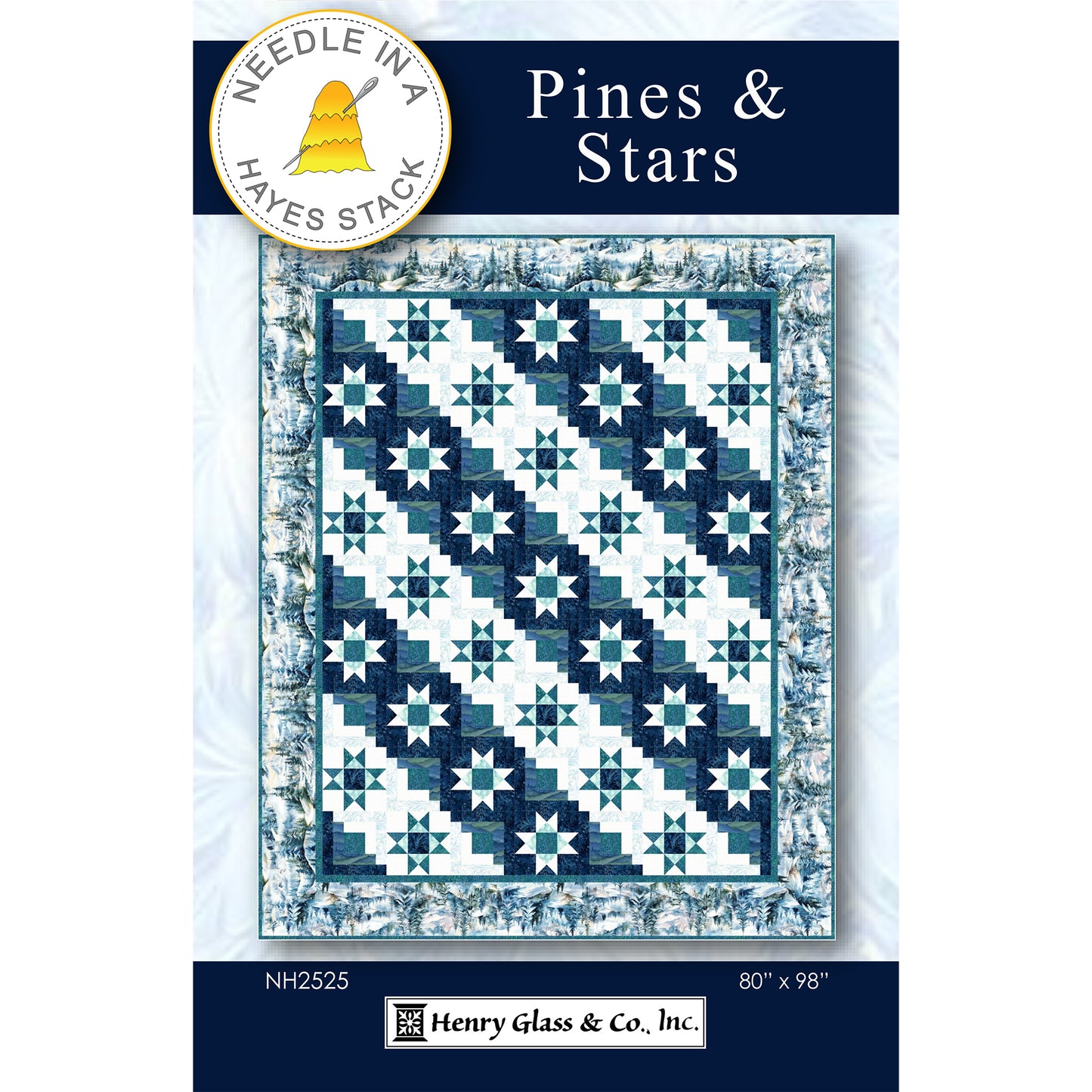 Pines & Stars Quilt NH-2525e - Downloadable Pattern