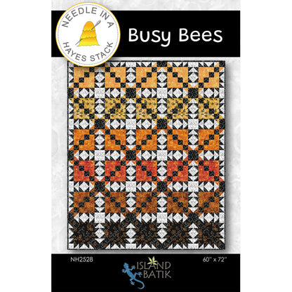 Cover image of pattern for Busy Bees quilt.