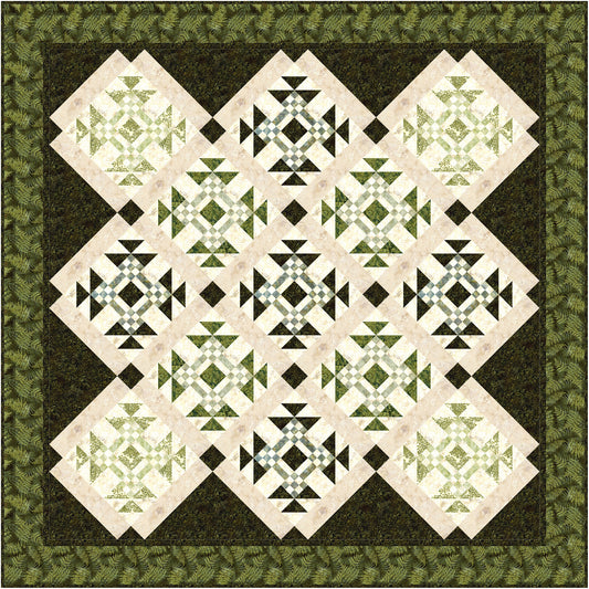 Whispering Ferns Quilt NH-2531e - Downloadable Pattern