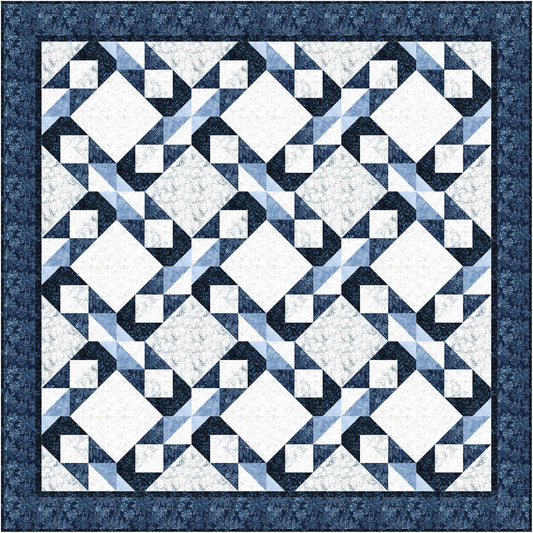 Snow Crystals Quilt NH-2533e - Downloadable Pattern