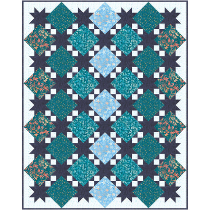 Sandy Beaches Quilt NH-2537e - Downloadable Pattern