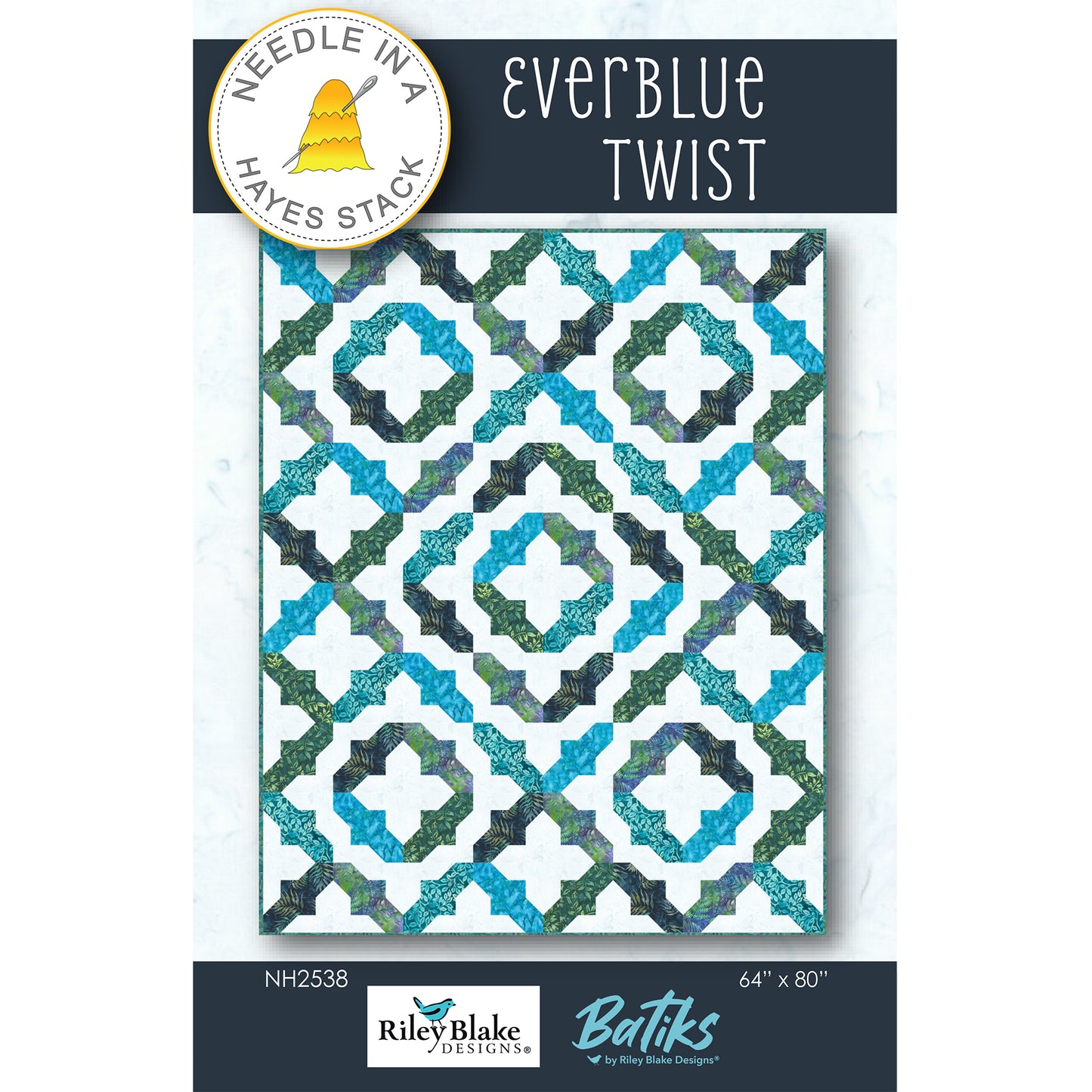 Everblue Twist Quilt NH-2538e - Downloadable Pattern