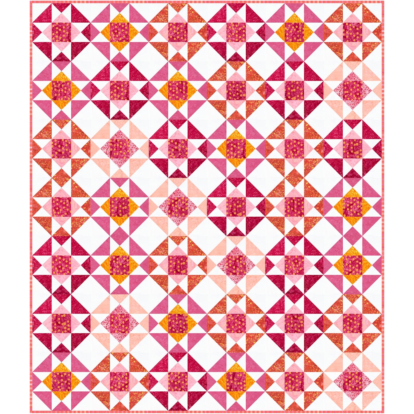 Pink Lemonade Parade Quilt NH-2601e - Downloadable Pattern
