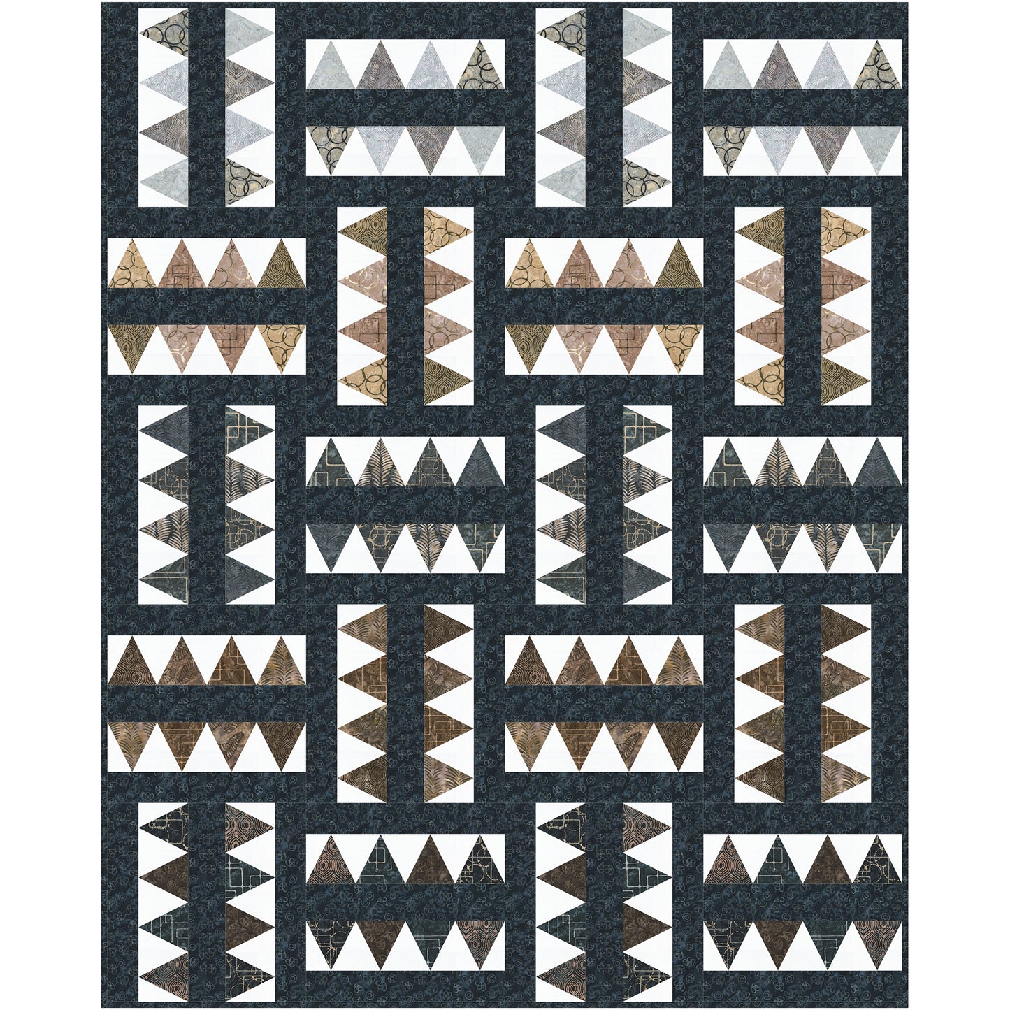 Urban City Garden Quilt NH-2604e - Downloadable Pattern