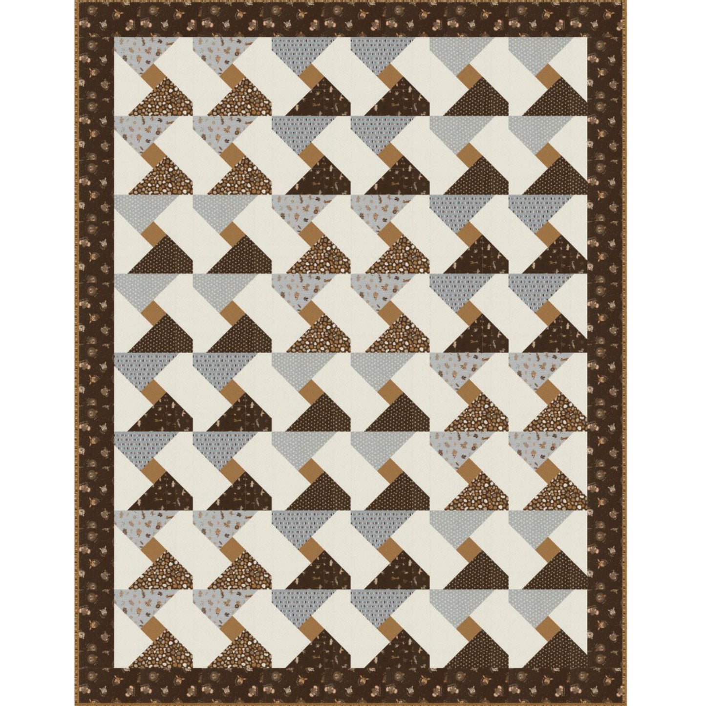 Wildly Cute Pinwheels Quilt NH-2608e - Downloadable Pattern