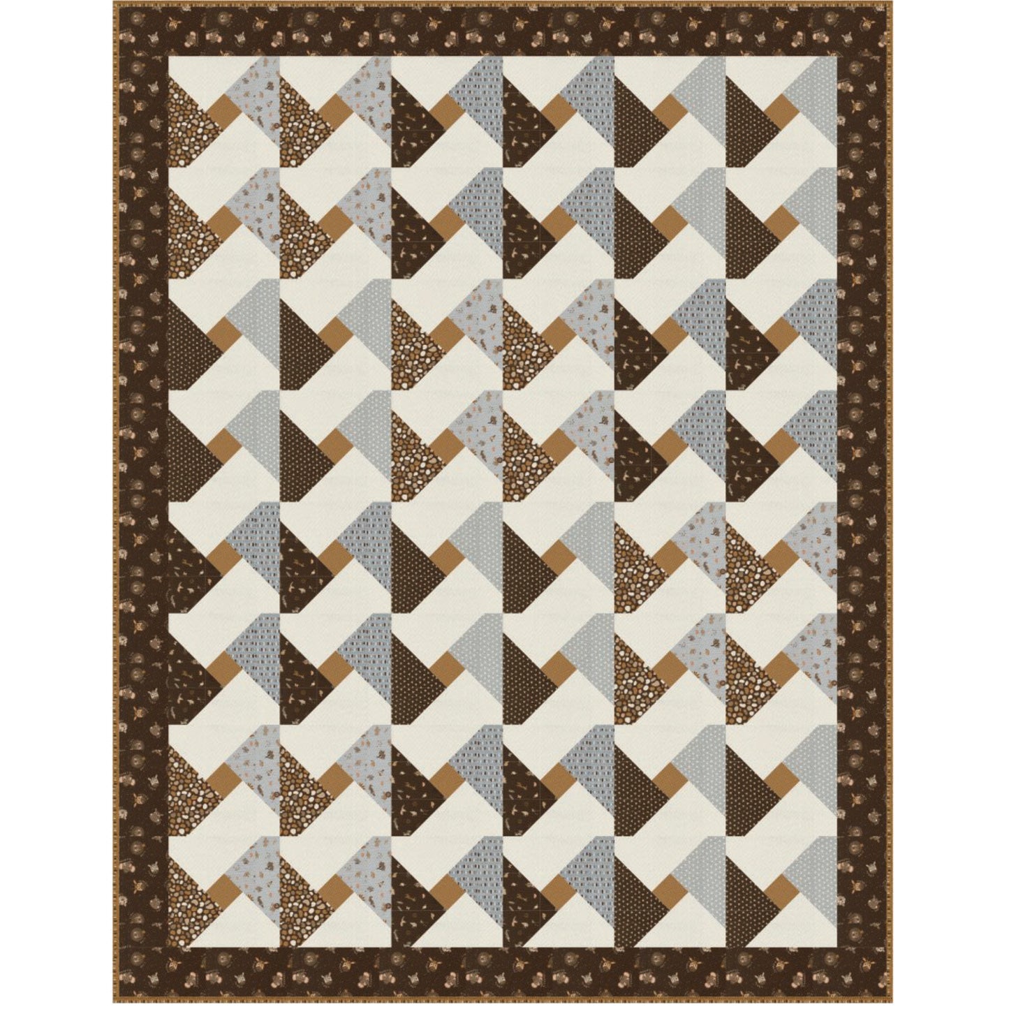 Wildly Cute Pinwheels Quilt NH-2608e - Downloadable Pattern