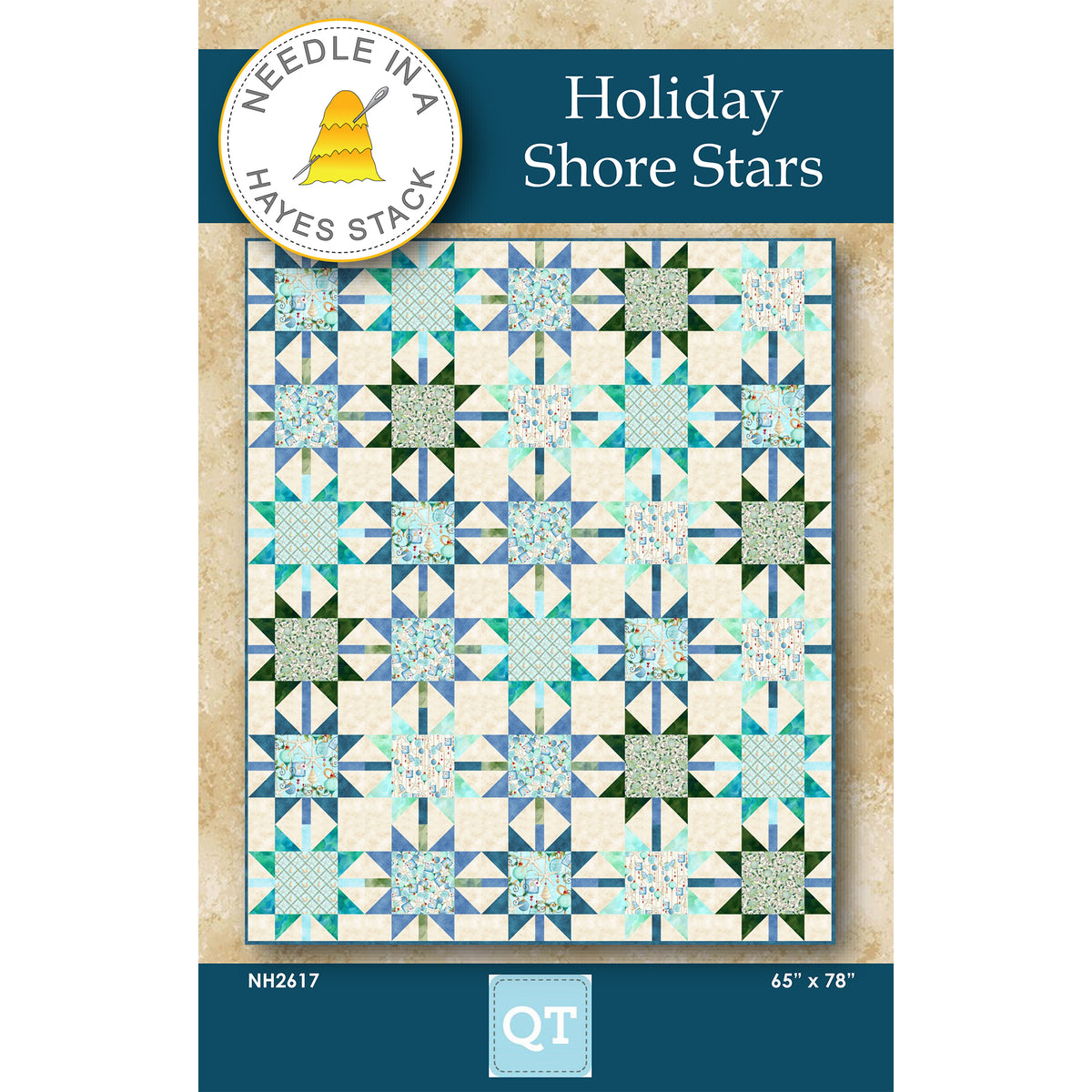 Holiday Shore Stars Quilt NH-2617e - Downloadable Pattern