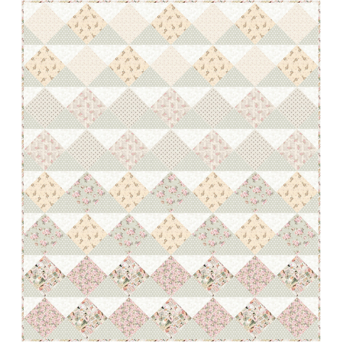 Christmas Market Charm Quilt NH-2630e - Downloadable Pattern