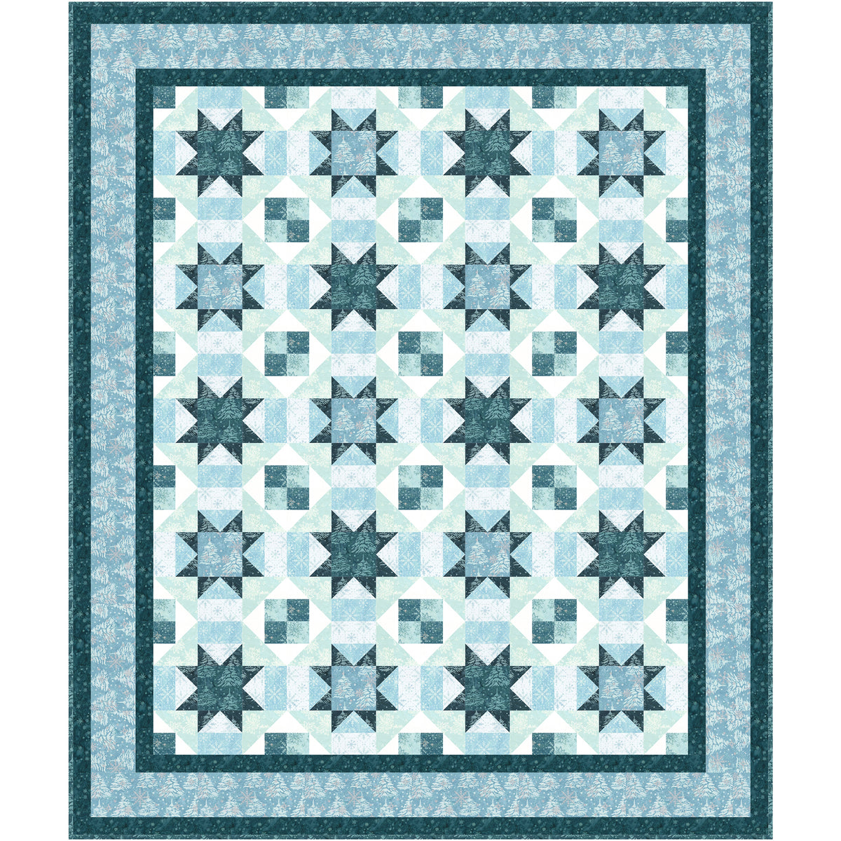 Winter Sparkle Quilt NH-2632e - Downloadable Pattern