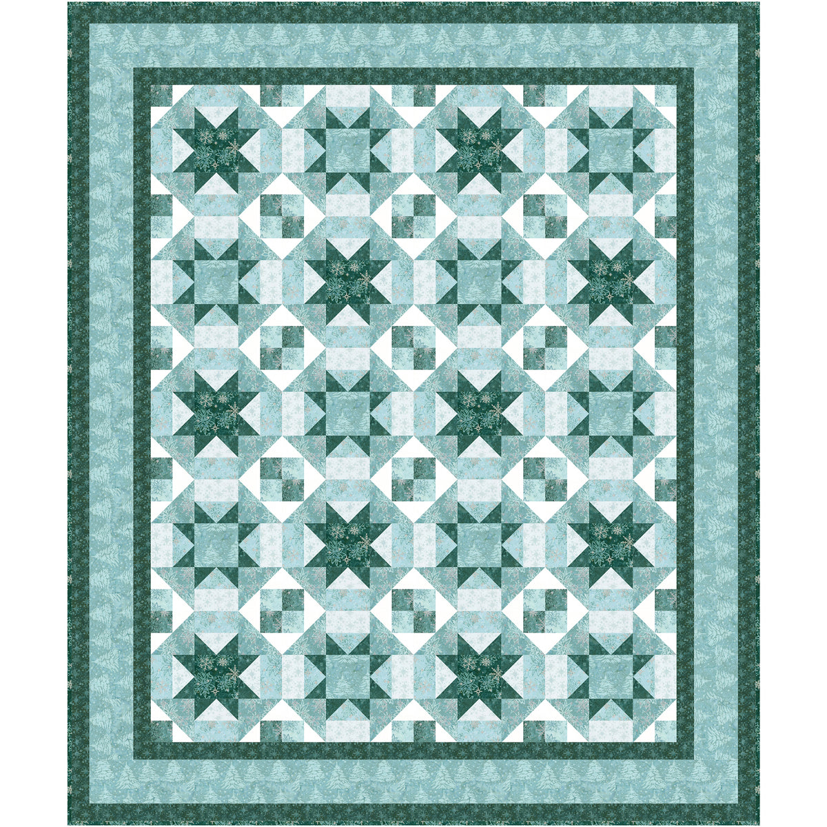 Winter Sparkle Quilt NH-2632e - Downloadable Pattern