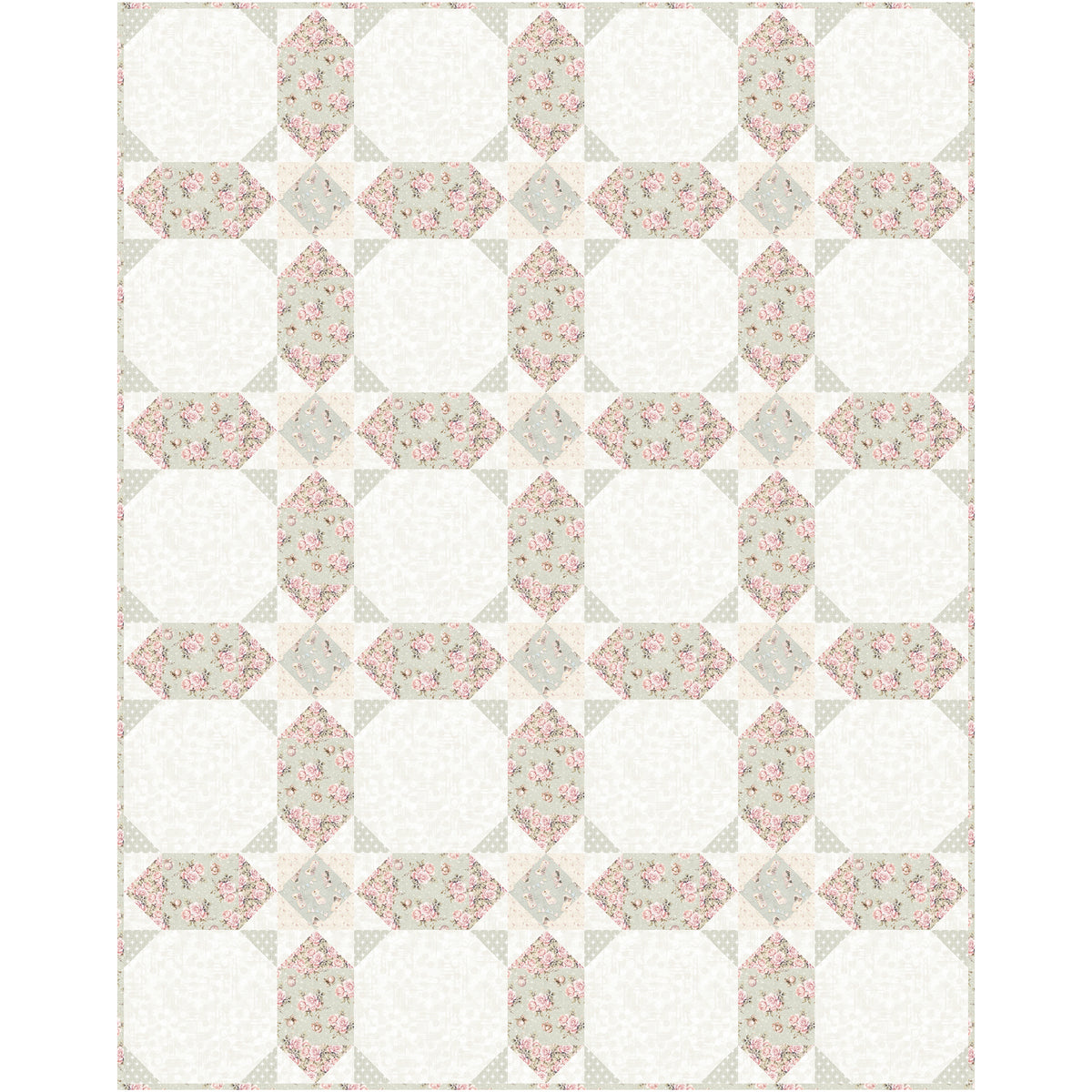 Christmas Market Promenade Quilt NH-2637e - Downloadable Pattern