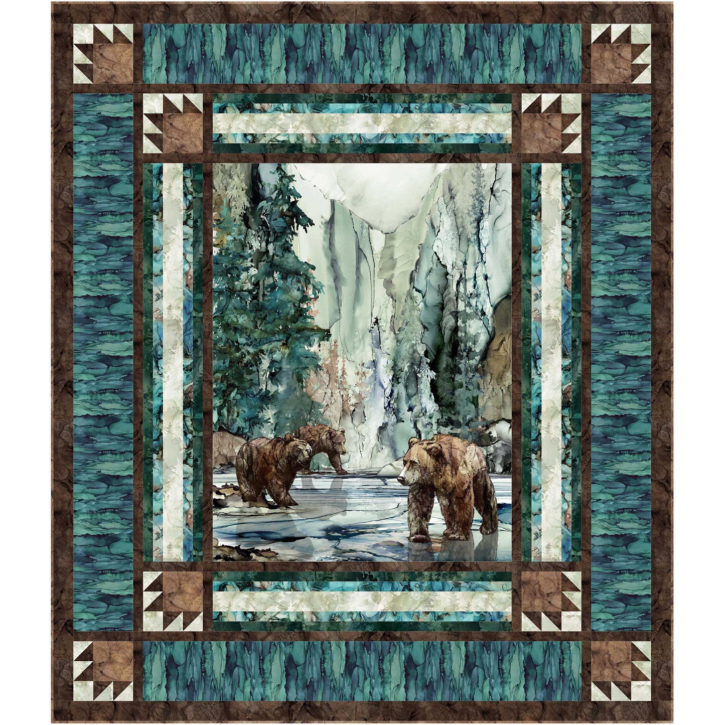 Northern Tracks Quilt NH-3072e - Downloadable Pattern