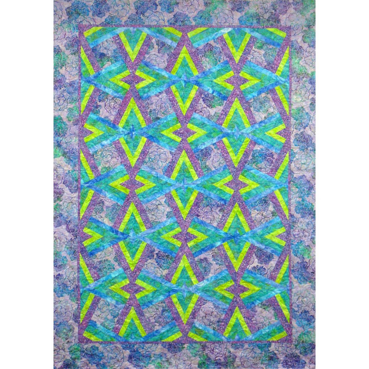 Double Diamond Quilt Pattern NJD-101 - Paper Pattern