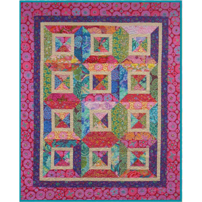 Ring Around the Rosies Quilt Pattern NJD-105 - Paper Pattern