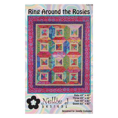 Ring Around the Rosies Quilt Pattern NJD-105 - Paper Pattern