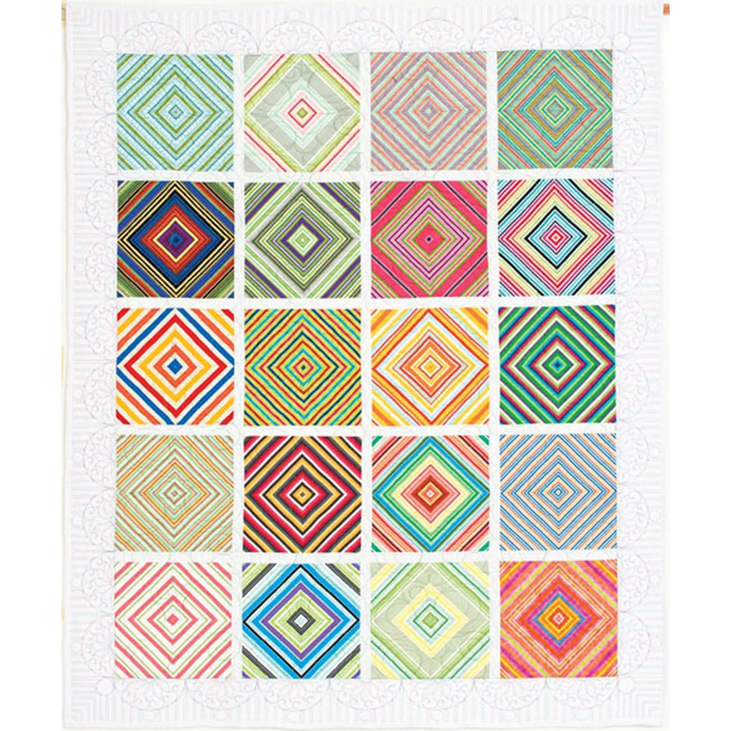 Uptown Stripes Quilt Pattern NJD-114 - Paper Pattern