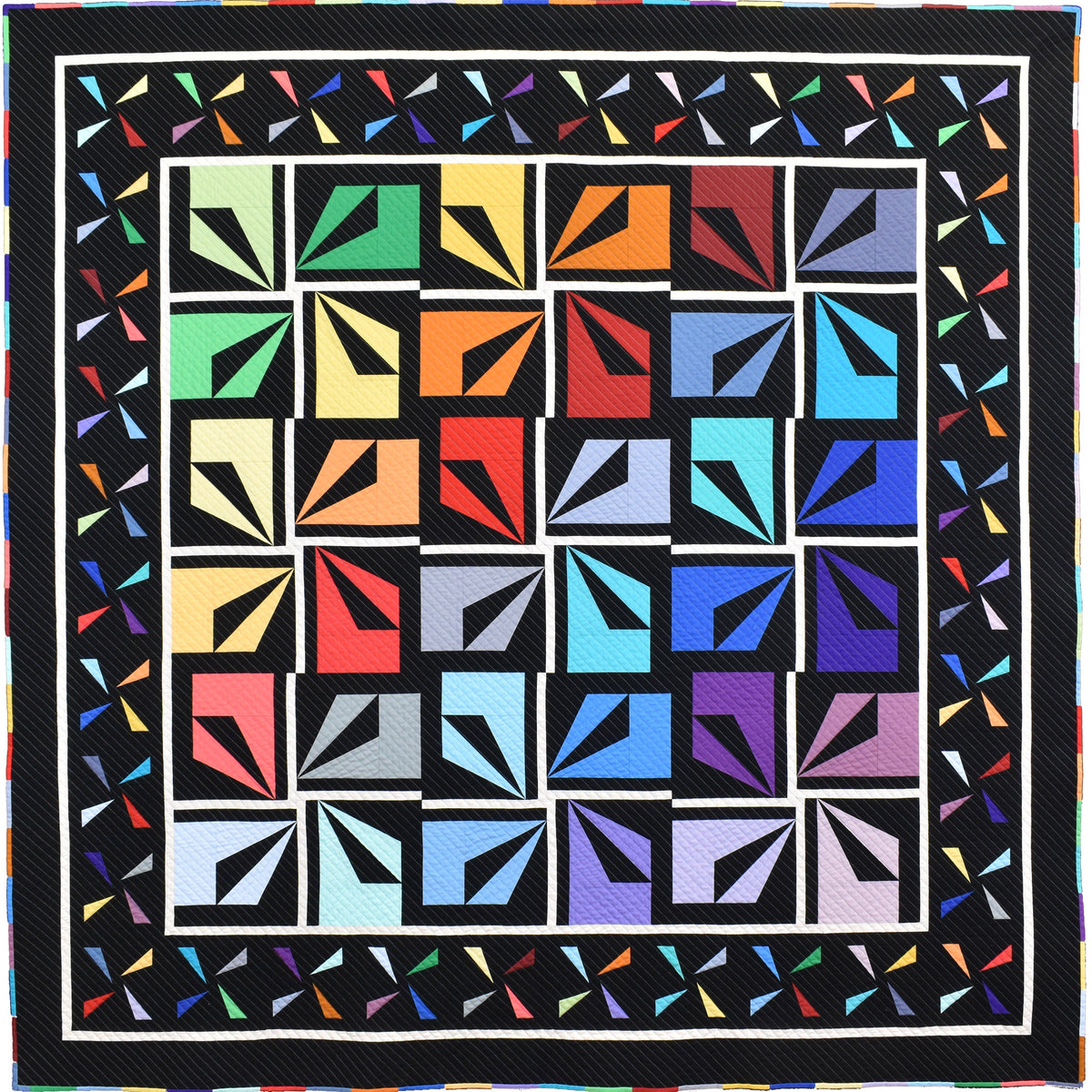 Tangles Block Pattern Color Tangles Quilt NMD-102e - Downloadable Pattern – QuiltWoman.com