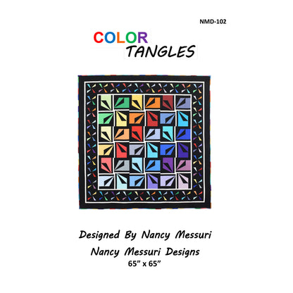 Color Tangles Quilt Pattern NMD-102 - Paper Pattern