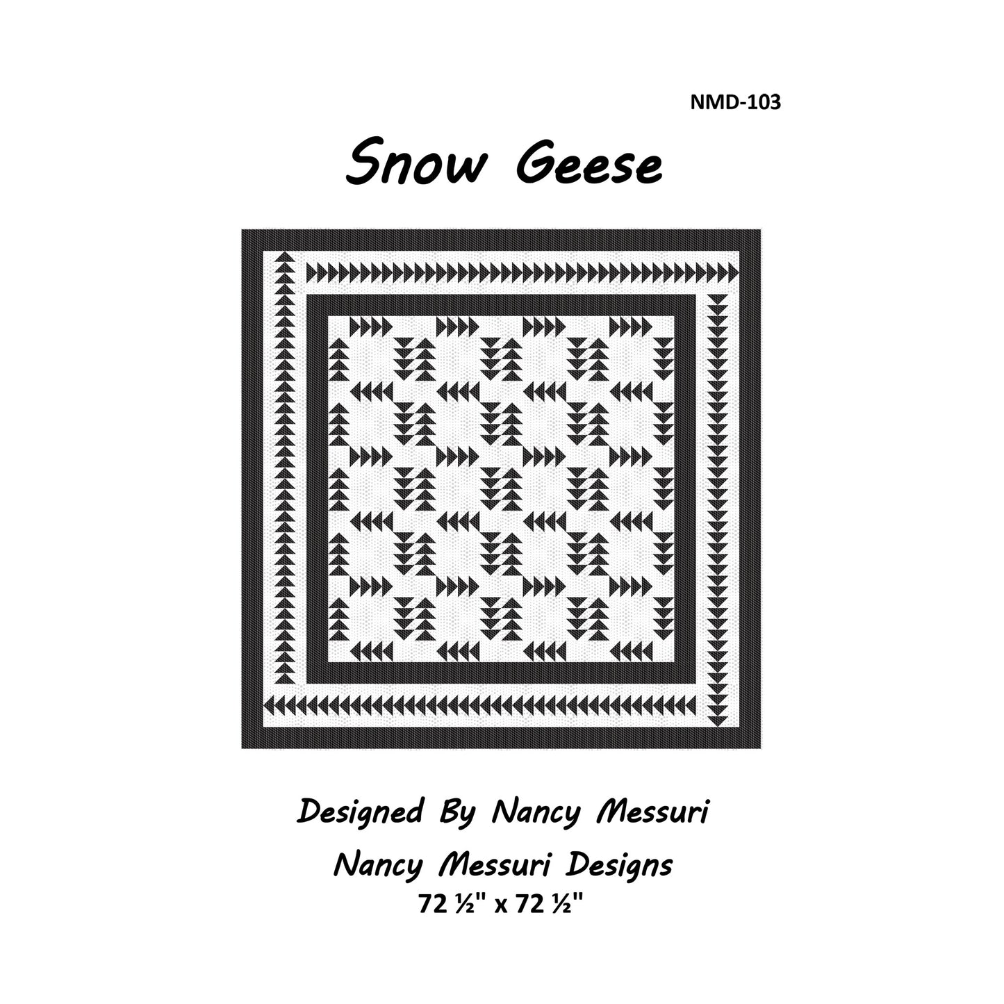 Snow Geese Quilt NMD-103e - Downloadable Pattern