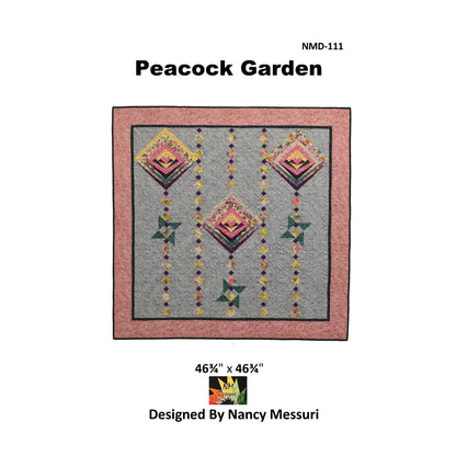 Peacock Garden Quilt NMD-111e - Downloadable Pattern