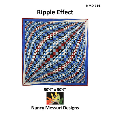 Ripple Effect Quilt NMD-114e  - Downloadable Pattern