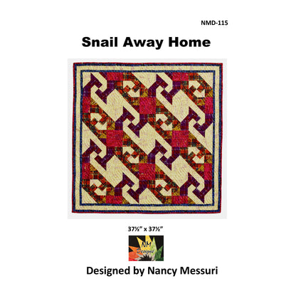 Snail Away Home Quilt Pattern NMD-115 - Paper Pattern