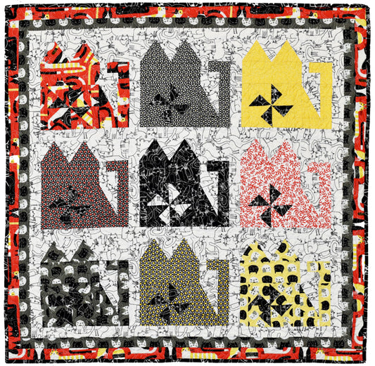 The Cat's Meow Quilt Pattern NMD-116 - Paper Pattern