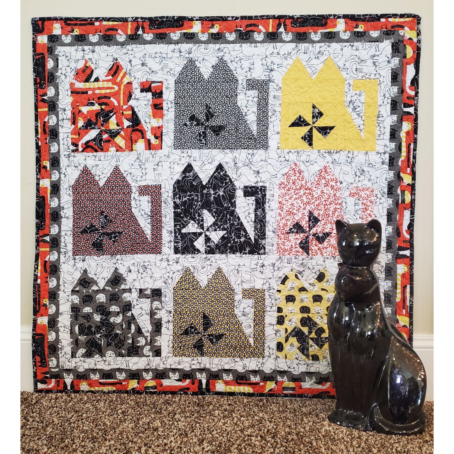 The Cat's Meow Quilt NMD-116e - Downloadable Pattern