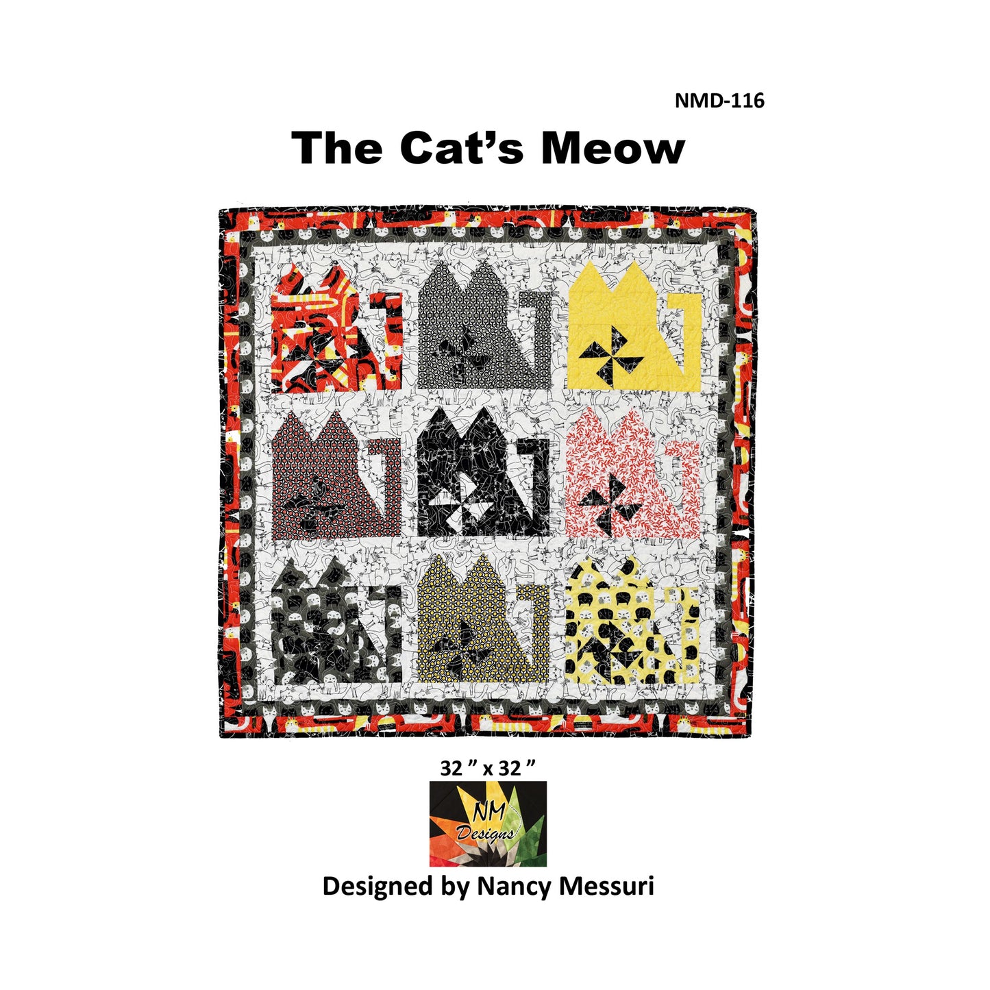 The Cat's Meow Quilt NMD-116e - Downloadable Pattern