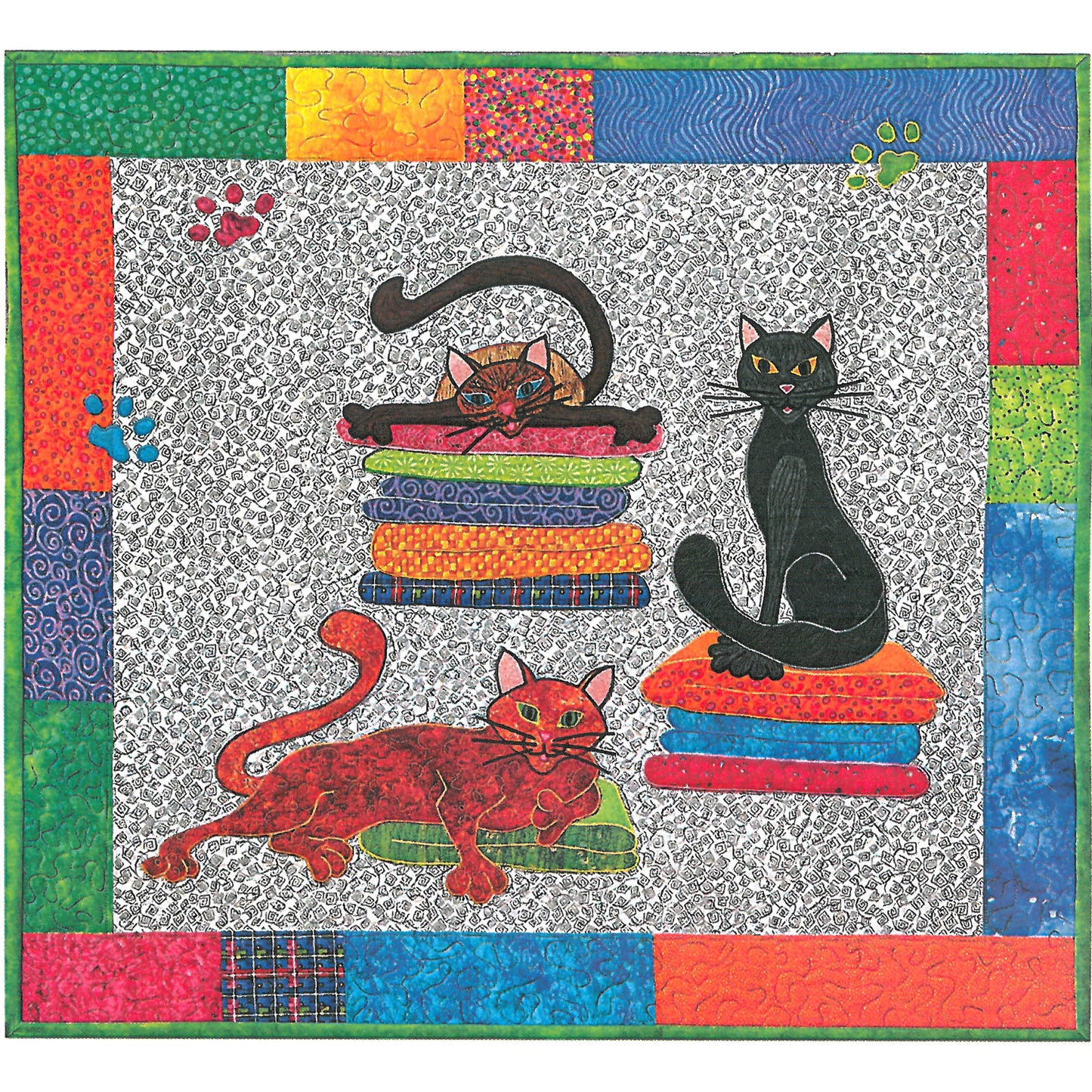 Quilty Cats Pattern NS-15w  - Wholesale Product