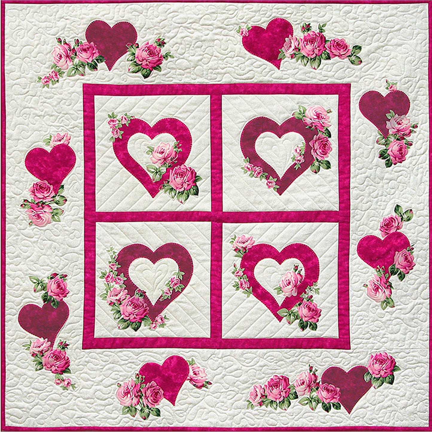 Hearts and Flowers NS-29e - Downloadable Pattern