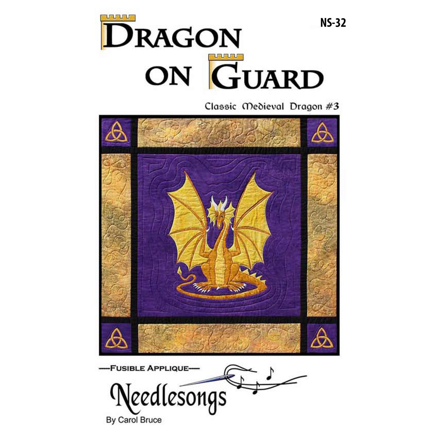 Dragon on Guard Wall Hanging NS-32e - Downloadable Pattern