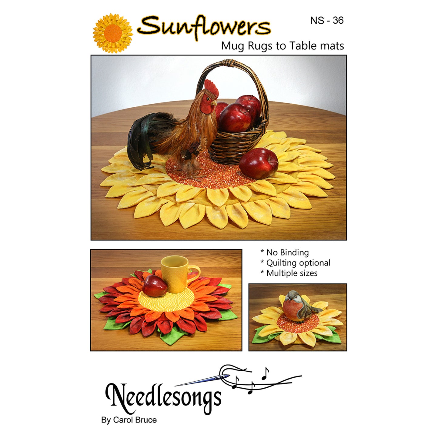 Sunflowers Pattern NS-36 - Paper Pattern