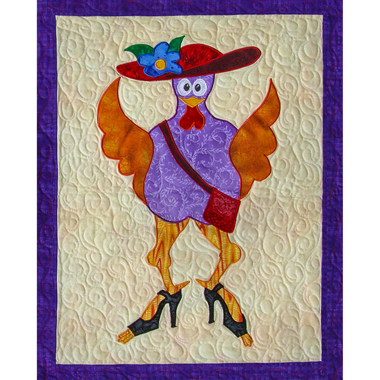 Hens on Heels Quilt Pattern NS-5 - Paper Pattern