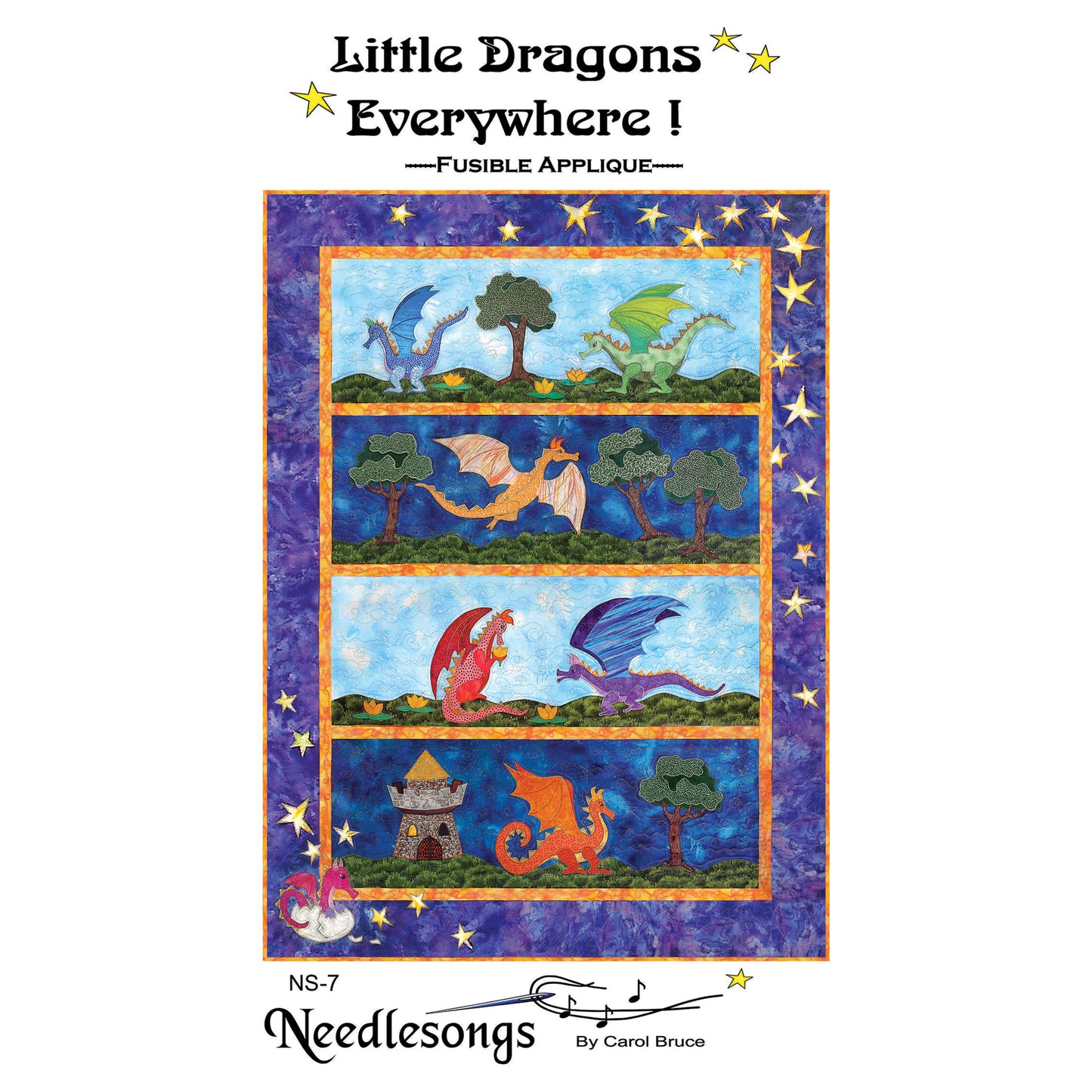 Little Dragons Everywhere! NS-7e - Downloadable Pattern