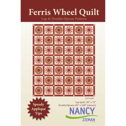 Ferris Wheel Quilt NZP-Q001e - Downloadable Pattern