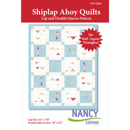 Shiplap Ahoy Quilts NZP-Q006e - Downloadable Pattern