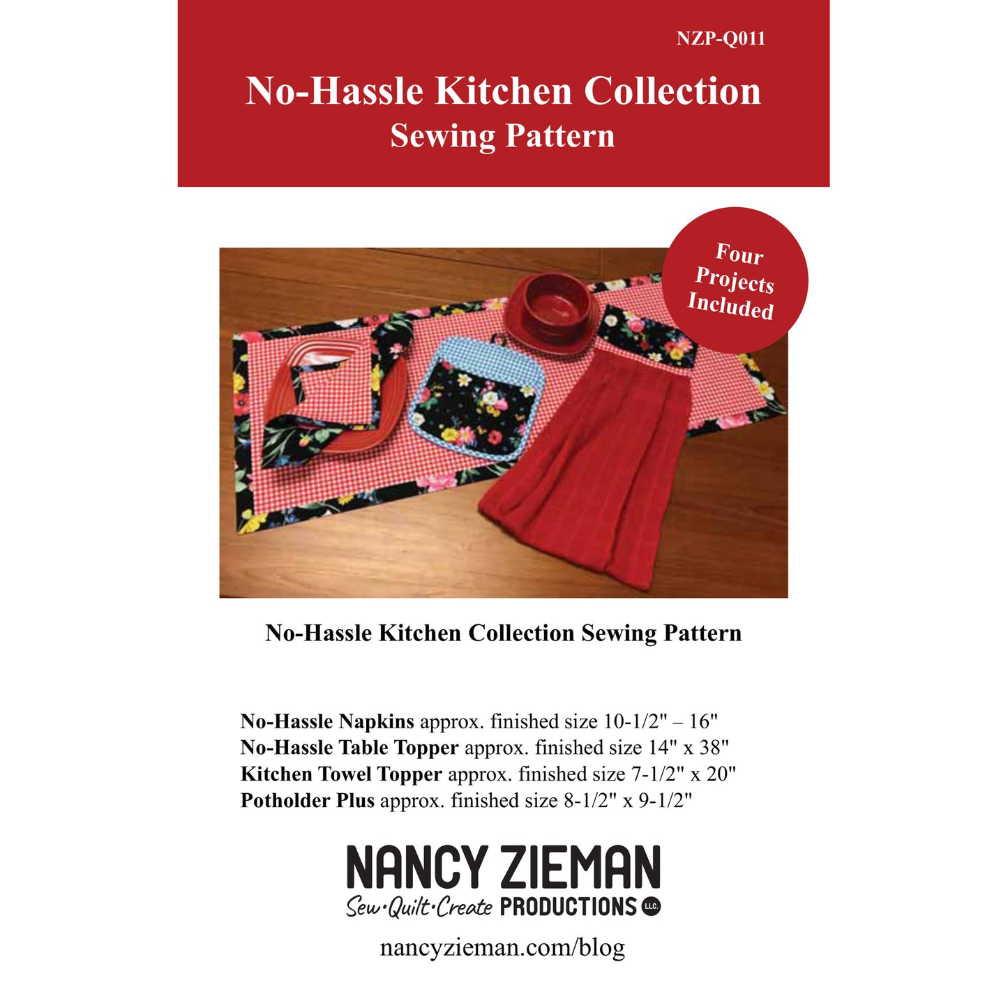 No-Hassle Kitchen Collection NZP-Q011e - Downloadable Pattern