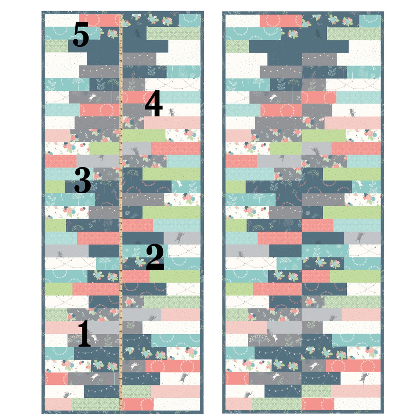 Growth Chart Wall Hanging Pattern NZP-Q017 - Paper Pattern