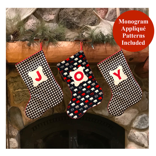 Monogrammed Christmas Stockings