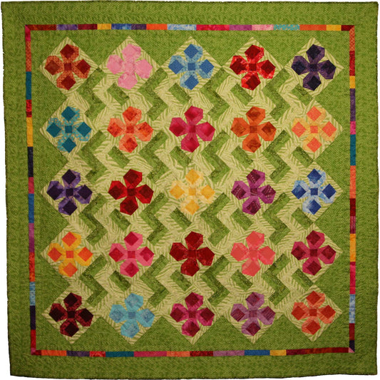 Rose Moss Quilt PAD-121e - Downloadable Pattern
