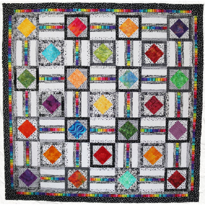 Uptown Squares Quilt PAD-155e - Downloadable Pattern