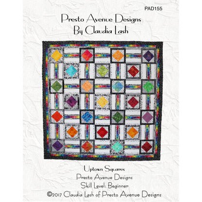 Uptown Squares Quilt PAD-155e - Downloadable Pattern