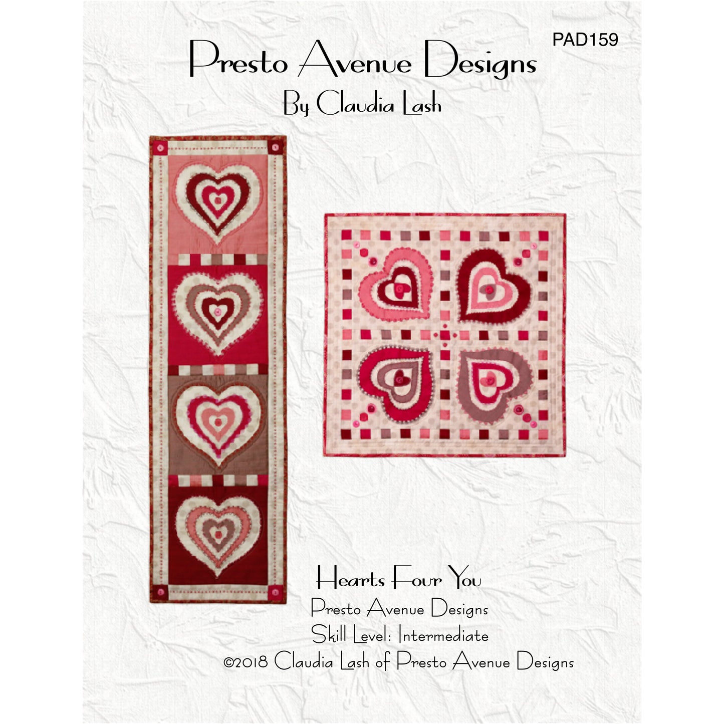 Hearts Four You Quilt PAD-159e - Downloadable Pattern