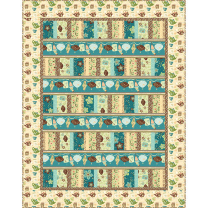 Image of the Chinese Coins quilt by Patti Carey.