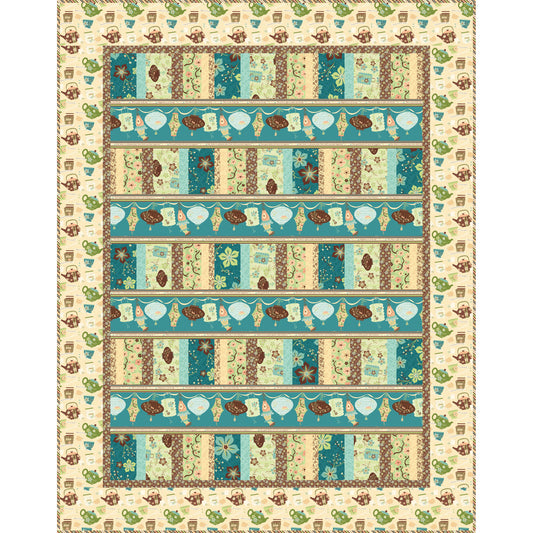Image of the Chinese Coins quilt by Patti Carey.