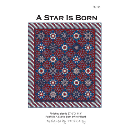 A Star is Born Quilt PC-104e - Downloadable Pattern