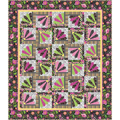Scrappy Fans Quilt Pattern PC-127w - Wholesale Product