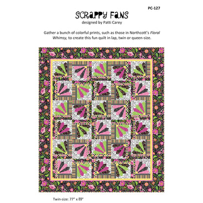 Scrappy Fans Quilt Pattern PC-127w - Wholesale Product